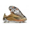 Scarpe da Calcio adidas X Speedflow+ FG Tech Metallic Nero Core Intense Arancione