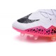 Scarpini Calcio Uomo 2015 Nike Hypervenom Phantom FG ACC Bianco Rosa Nero