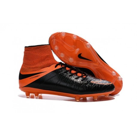 Nike 2015 Scarpette Calcio Hypervenom Phantom 2 FG ACC Nero Arancio