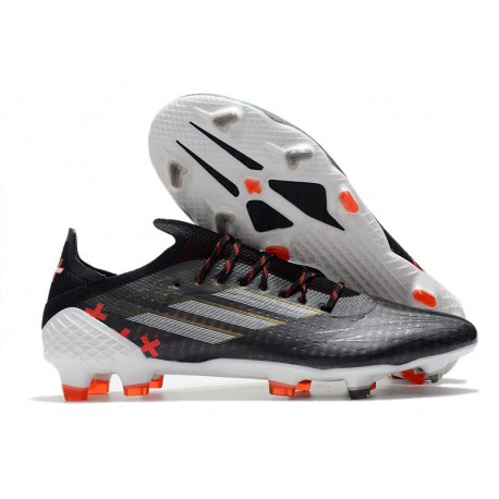 Scarpe da Calcio adidas X Speedflow.1 FG Nero Core Bianco Rosso Vivido