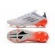 adidas X Speedflow.1 FG Bianco Ferro Metallizzato Rosso Solare