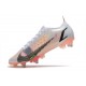 Nike Mercurial Vapor 14 Elite SG Bianco Nero Cremisi Vivace Rosa Blast