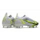 Nike Mercurial Vapor 14 Elite SG Bianco Nero Metallic Argento Volt