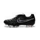 Scarpini Calcio Nike Tiempo Legend V FG Uomo Nero Metallico