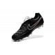 Scarpini Calcio Nike Tiempo Legend V FG Uomo Nero Metallico