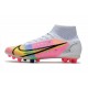 Nike Mercurial Superfly VIII Elite AG PRO Bianco Rosa Nero