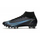 Nike Mercurial Superfly VIII Elite AG PRO Nero Grigio Ferro