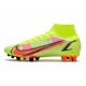 Nike Mercurial Superfly VIII Elite AG PRO Volt Cremisi Vivace Nero