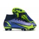 Nike Mercurial Superfly VIII Elite AG PRO Zaffiro Volt Blu Void