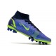 Nike Mercurial Superfly VIII Elite AG PRO Zaffiro Volt Blu Void