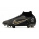 Nike Mercurial Superfly VIII Elite FG Nero Oro Metallico Argento Metallico