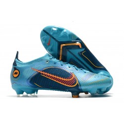 Nike Mercurial Vapor 14 Elite FG Blu Cloro Arancione Laser Marina