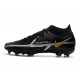 Nike Phantom GT Elite DF2 FG Nero Metallic Grigio Scuro Oro Metallico