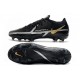 Nike Phantom GT2 Elite FG Nero Metallic Grigio Scuro Oro Metallico