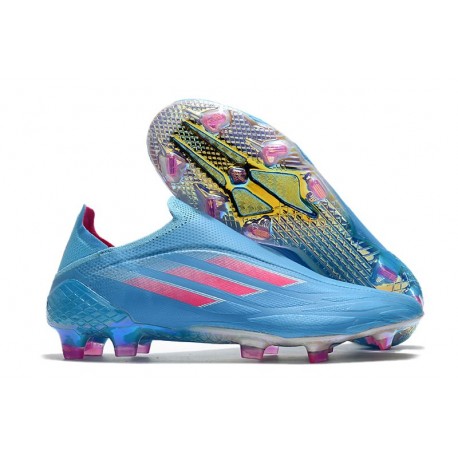 Scarpe da Calcio adidas X Speedflow+ FG Cielo Rush Team Rosa Shock Bianco