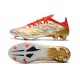 Scarpe da Calcio adidas X Speedflow.1 FG Oro Bianco Rosso