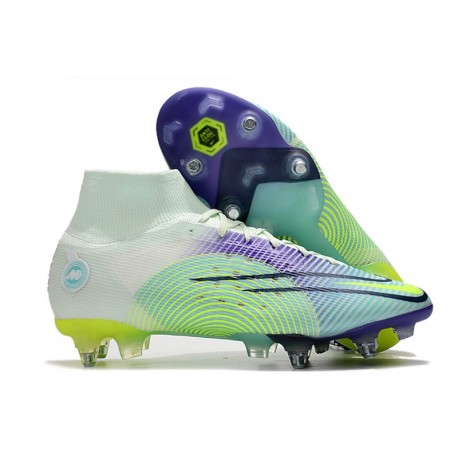 Nike Mercurial Superfly VIII Elite SG-PRO AC Dream Speed Verde Orzo Volt Electro Viola