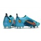 Nike Mercurial Vapor 14 Elite SG Blu Cloro Arancione Laser Marina