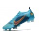 Nike Mercurial Vapor 14 Elite SG Blu Cloro Arancione Laser Marina