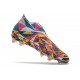 Scarpe Calcio adidas Predator Edge+ FG Geometric Blu Acceso Team Giallo Rosso Solare