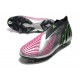 Scarpe Calcio adidas Predator Edge+ FG Argento Nero Rosa