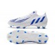 adidas Predator Edge.1 Low FG Bianco Blu