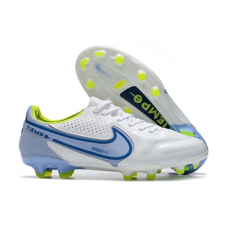 Scarpa Nike Tiempo Legend 9 Elite FG Bianco Blu