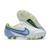 Scarpa Nike Tiempo Legend 9 Elite FG Bianco Blu