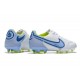 Scarpa Nike Tiempo Legend 9 Elite FG Bianco Blu