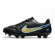 Scarpa Nike Tiempo Legend 9 Elite FG Nero Oro Bleu