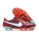 Scarpa Nike Tiempo Legend 9 Elite FG Team Rosso Bianco Ibisco Mistico