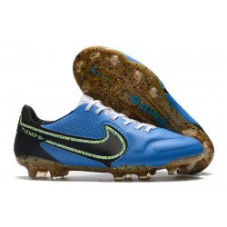 Scarpa Nike Tiempo Legend 9 Elite FG Bleu Noir Volt