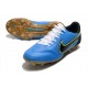 Scarpa Nike Tiempo Legend 9 Elite FG Bleu Noir Volt