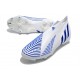 Scarpe Calcio adidas Predator Edge+ FG Bianco Hi Res Blu