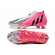 Scarpe Calcio adidas Predator Edge+ FG Rosa Solare Nero Bianco