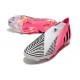 Scarpe Calcio adidas Predator Edge+ FG Rosa Solare Nero Bianco