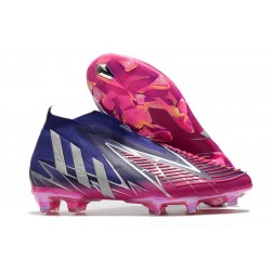 adidas Predator Edge+ FG Team Collegiate Viola Argento Metallico Rosa