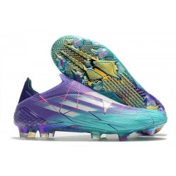  adidas X Speedflow+ FG Viola Rush Argento Metallico Menta Rush