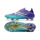  adidas X Speedflow+ FG Viola Rush Argento Metallico Menta Rush