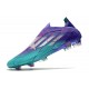  adidas X Speedflow+ FG Viola Rush Argento Metallico Menta Rush