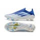 Scarpe da Calcio adidas X Speedflow+ FG Bianco Legacy Indigo Cielo Rush