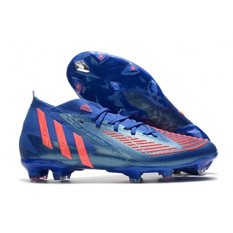 adidas Predator Edge.1 FG Scarpa Nuovo Sapphire Edge - Blu Rosso