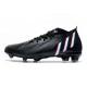 adidas Predator Edge.1 FG Scarpa Nuovo Nero Core Bianco Rosso Vivido