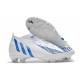 adidas Predator Edge.1 FG Scarpa Nuovo Bianco Hi Res Blu