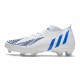 adidas Predator Edge.1 FG Scarpa Nuovo Bianco Hi Res Blu