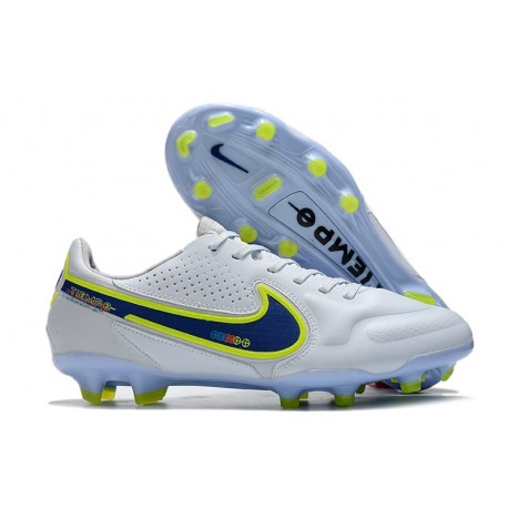 Scarpa Nike Tiempo Legend 9 Elite FG Bianco Blu