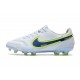 Scarpa Nike Tiempo Legend 9 Elite FG Bianco Blu