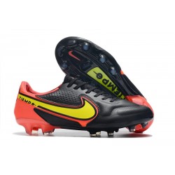 Scarpa Nike Tiempo Legend 9 Elite FG Nero Rosso Giallo