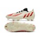 adidas Predator Edge.1 Low FG Bianco Off Rosso Vivido Oro Metallico