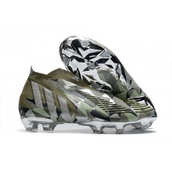 adidas Predator Edge+ FG Focu Oliva Argento Metallico Magic Lime